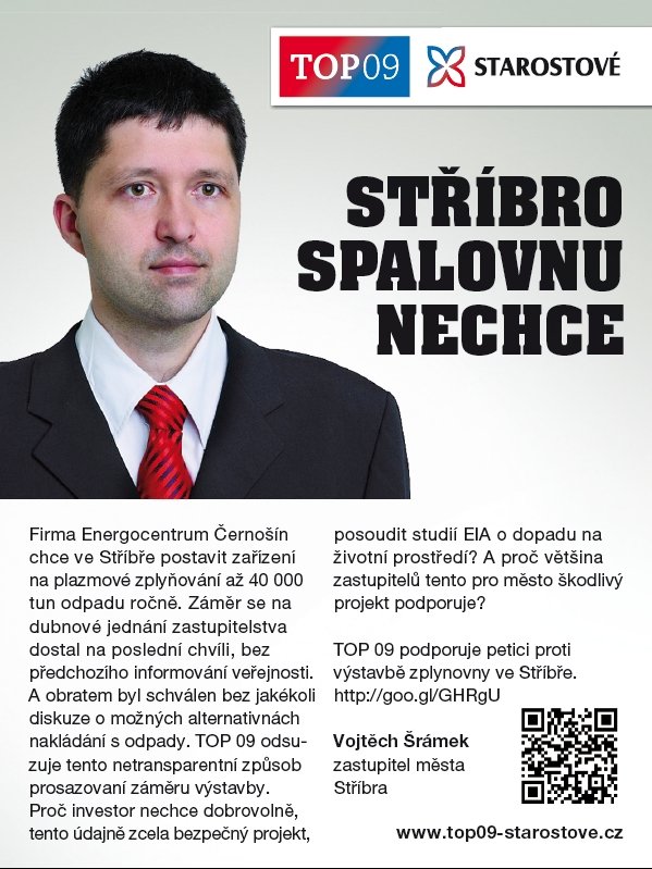 Stříbro spalovnu nechce