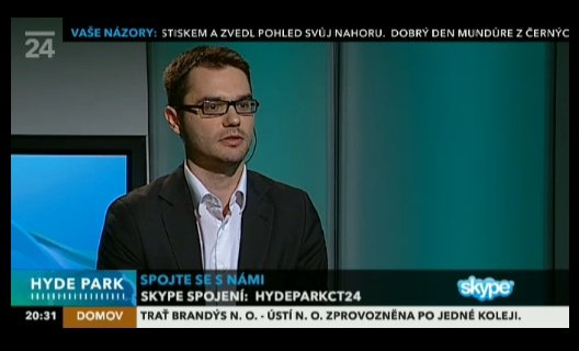 Stanislav Polčák v Hydeparku