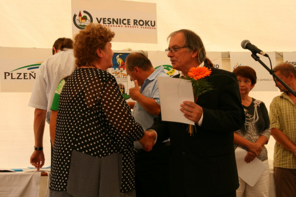 Michal Janek: Gratuluji Strážovským k titulu Vesnice roku Plzeňského kraje 2012