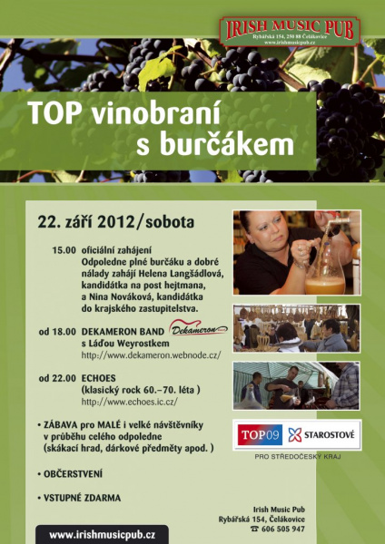 TOP vinobraní s burčákem