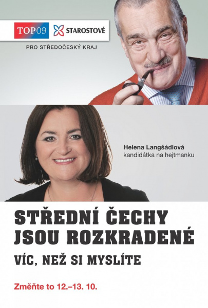 K volebním urnám zve místopředsedkyně TOP 09 Helena Landšádlová
