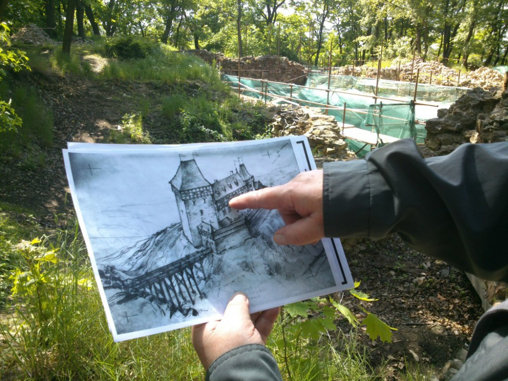 Další z tématických výletů - Nový hrad u Kunratic