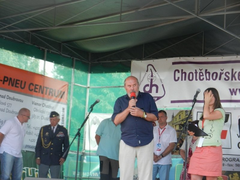 Poslanec Ladislav Jirků hostem airshow Chotěboř 2013