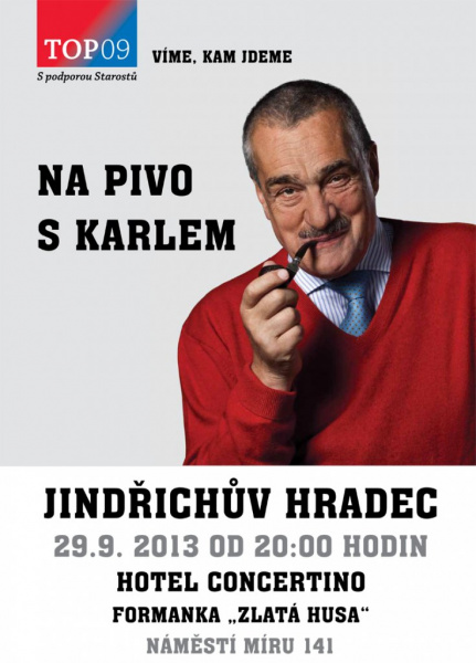 Na pivo s Karlem v Jindřichově Hradci