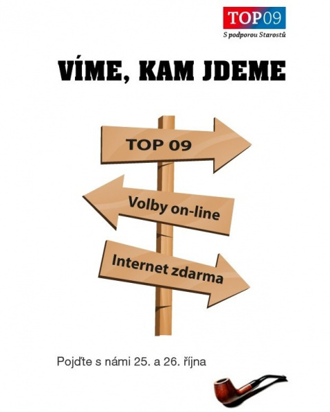 Surfujte s TOP 09 zdarma