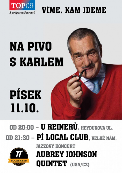 Na pivo s Karlem v Písku