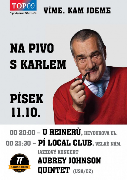 Na pivo s Karlem v Písku