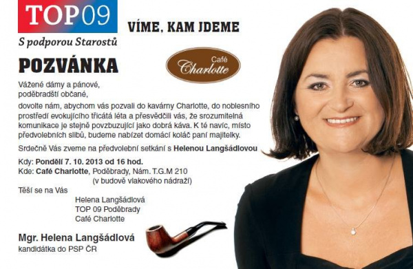 S Helenou Langšádlovou v Poděbradech