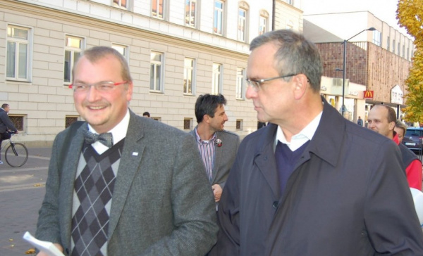 Miroslav Kalousek v Jihočeském kraji