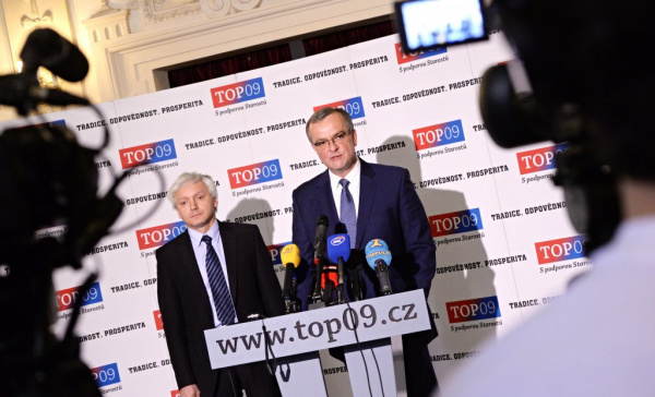 TOP 09: Soukromé finanční zájmy nesmí mít přednost před energetickou bezpečností