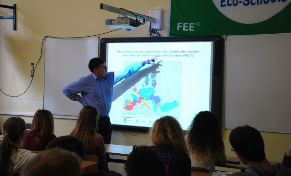 Přednáška v rámci semináře z biologie na gymnáziu v Jeseníku