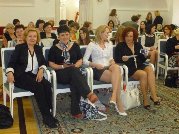 Prvního semináře Evropské unie žen se zúčastnila i Magda Vašáryová
