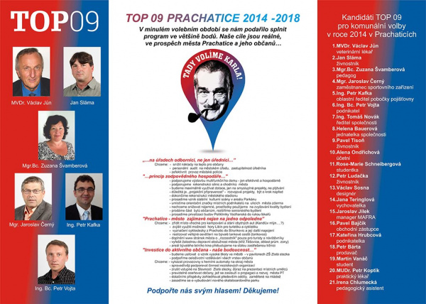 Volby 2014 v Prachaticích