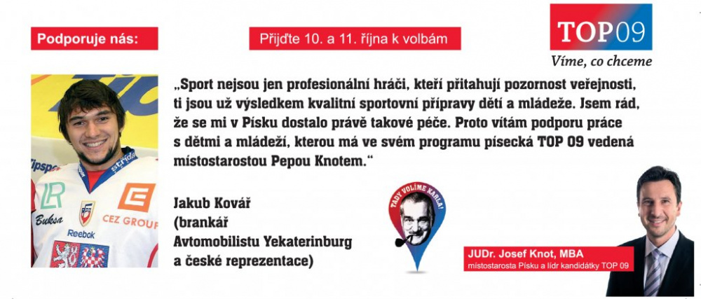 Mladí písečtí sportovci si zaslouží větší podporu