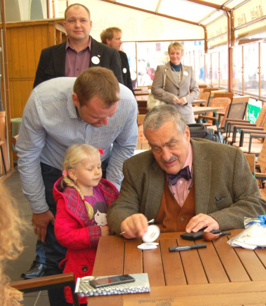 Karel Schwarzenberg v Č. Budějovicích