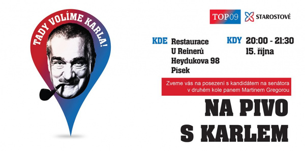 Na pivo s Karlem a Martinem Gregorou