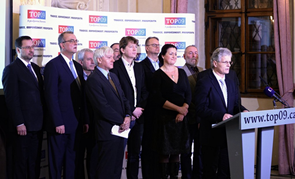 TOP 09 hospodařila loni bez dluhů