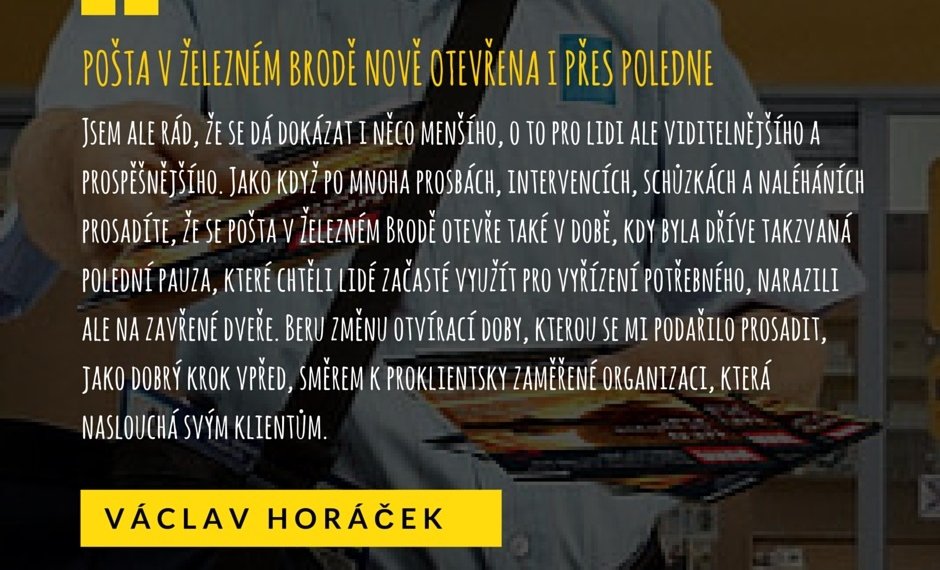 Horáček (TOP 09): Nemusí pršet, stačí, když kape