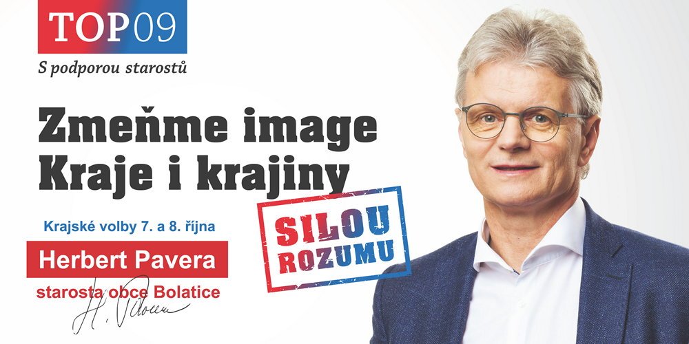 Herbert Pavera: Přivést do kraje moderní odvětví, podpora podnikatelů a vzniku spádové obecní policie