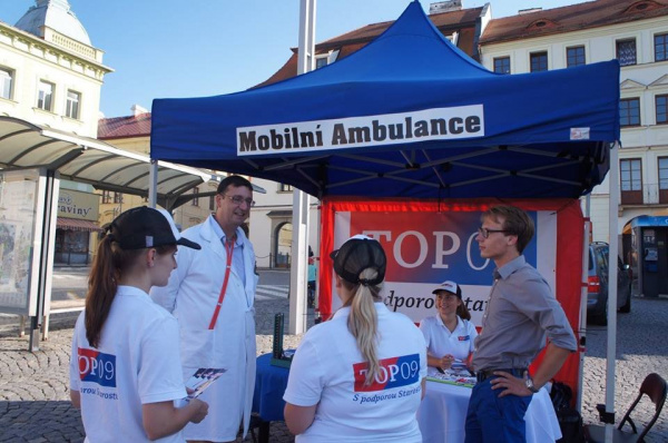 Mobilní ambulance TOP 09 představí návrhy ozdravení Plzeňského kraje