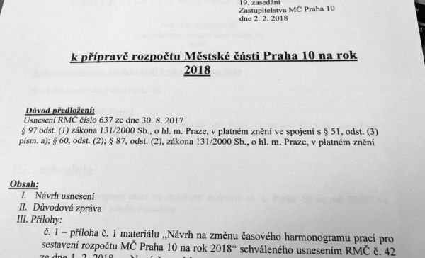 Nechceme aby se v Praze 10 “zavíraly mosty” kvůli nečinnosti. Trváme na tom, že Praha 10 se musí rozvíjet