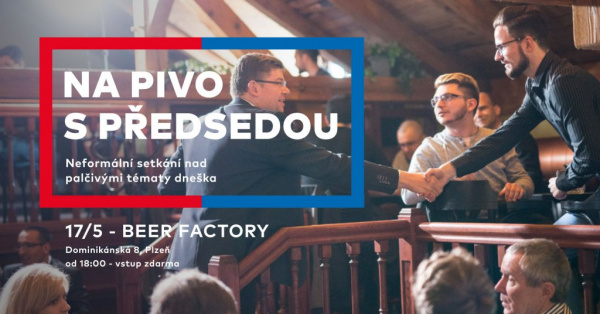 Přijďte ve čtvrtek na setkání v Plzni