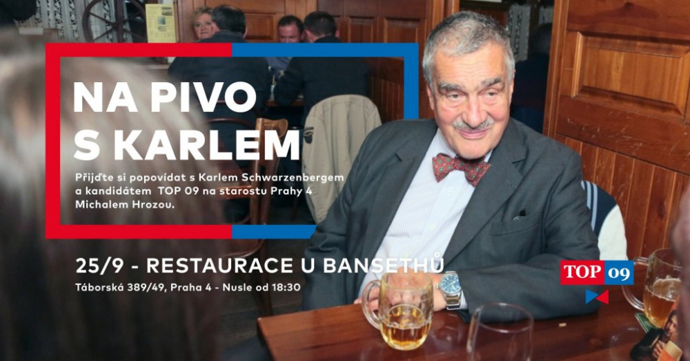 Na pivo s Karlem Schwarzenbergem