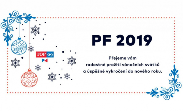 TOP 09 přeje požehnané Vánoce a šťastný nový rok