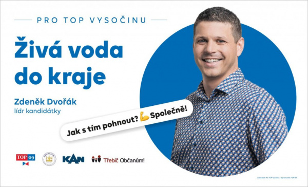 Zdeněk Dvořák, lídr koalice Pro TOP Vysočinu