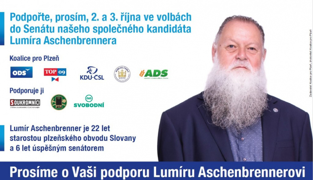 Lumír Aschenbrenner náš kandidát do Senátu 