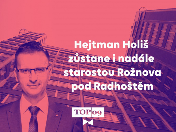 Hejtman Radim Holiš (ANO 2011) nadále povede krajský úřad Zlínského kraje i rožnovskou radnici