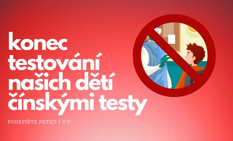 Výzva radním Prahy 10 - Konec testování našich dětí ve školách čínskými testy