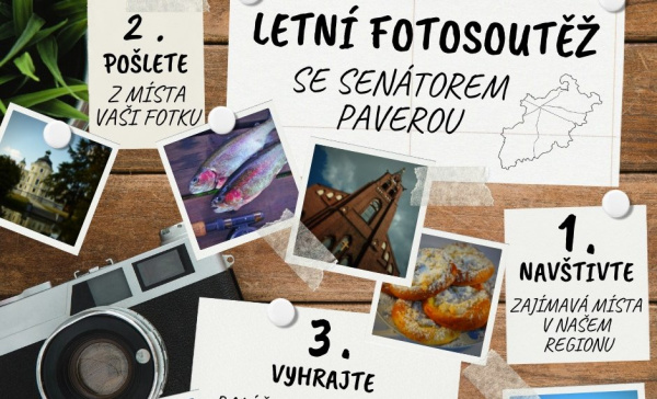 Letní fotosoutěž se senátorem Paverou