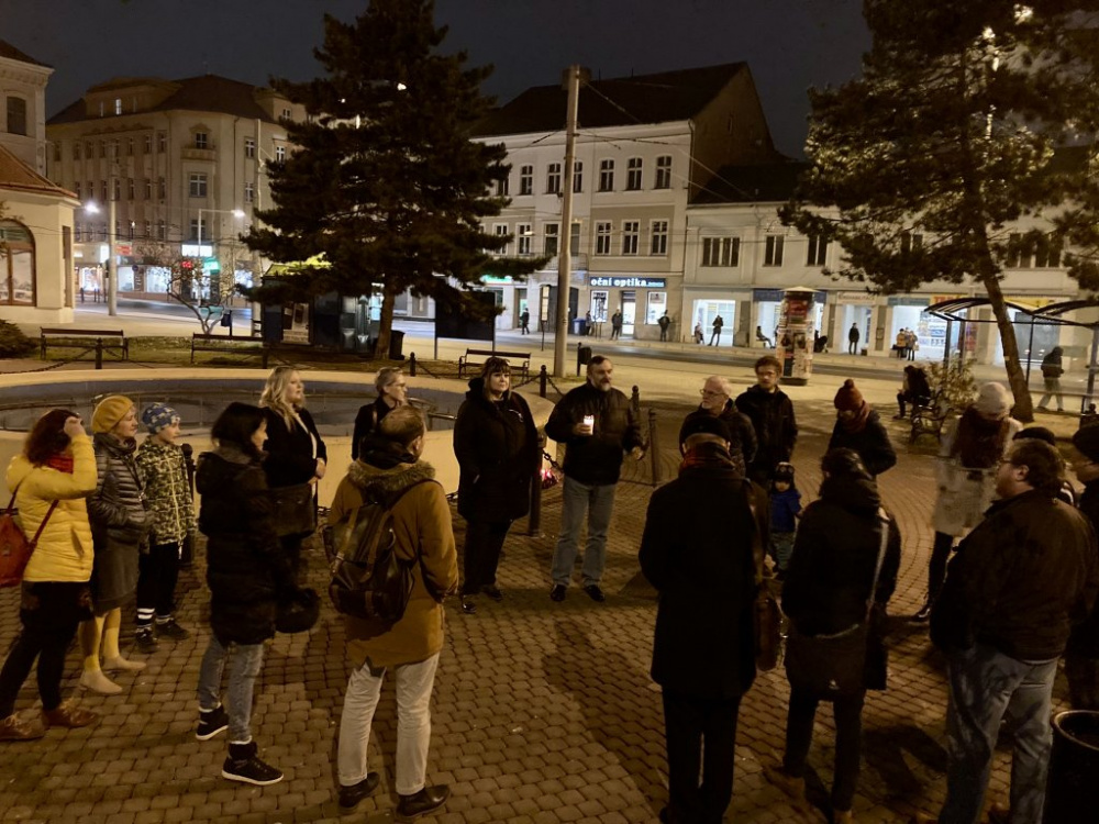 Vzpomínkové setkání k 32. výročí ekologických demonstrací v Teplicích