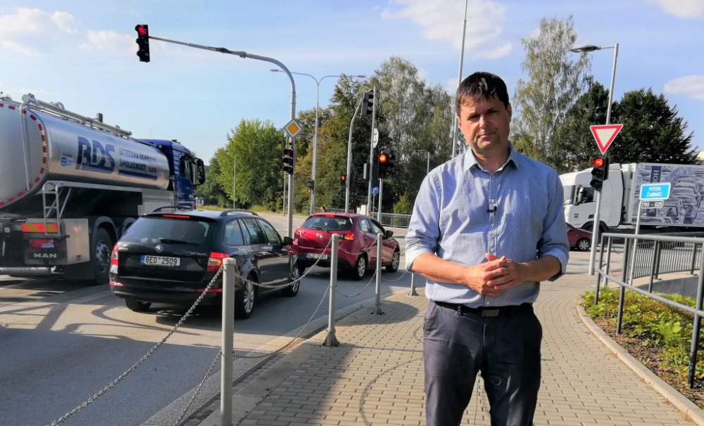Částí Chotěbořské ulice v Brodě už řidiči projedou