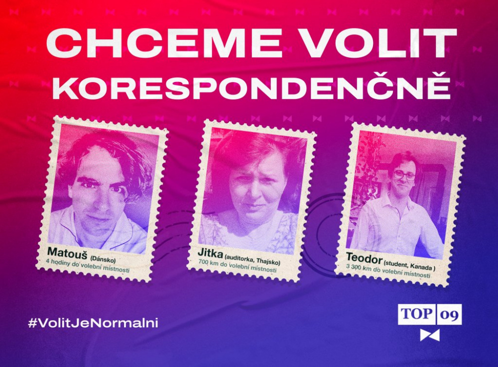 Chceme volit korespondenčně