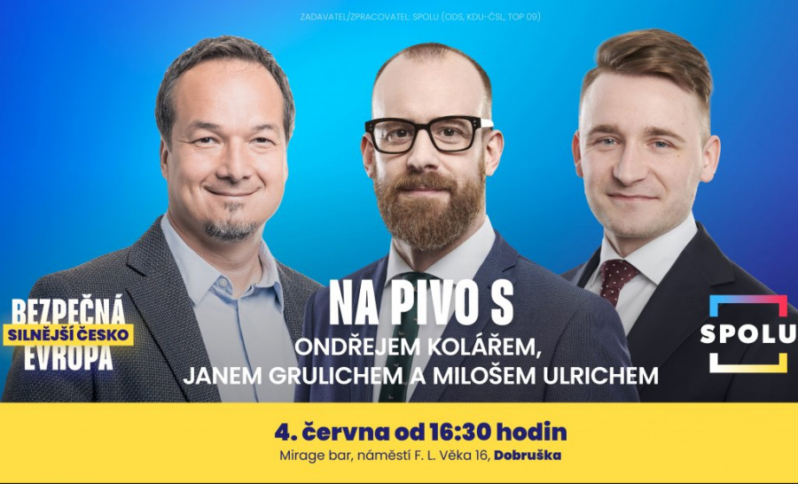 Na pivo s Ondřejem Kolářem, Janem Grulichem a Milošem Ulrichem