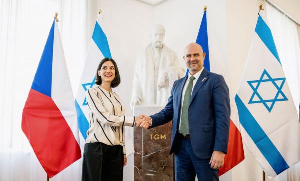 Předsedkyně Sněmovny jednala s šéfem Knesetu o situaci v Izraeli a meziparlamentní spolupráci