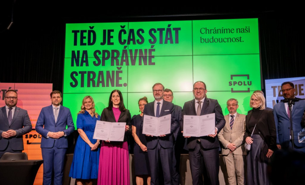 Koalice SPOLU zahájila kampaň. Petr Fiala: Teď je čas stát na správné straně