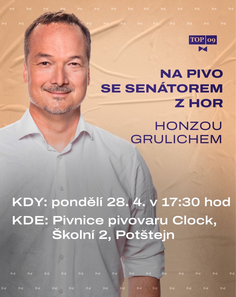 Na pivo se senátorem z hor Honzou Grulichem