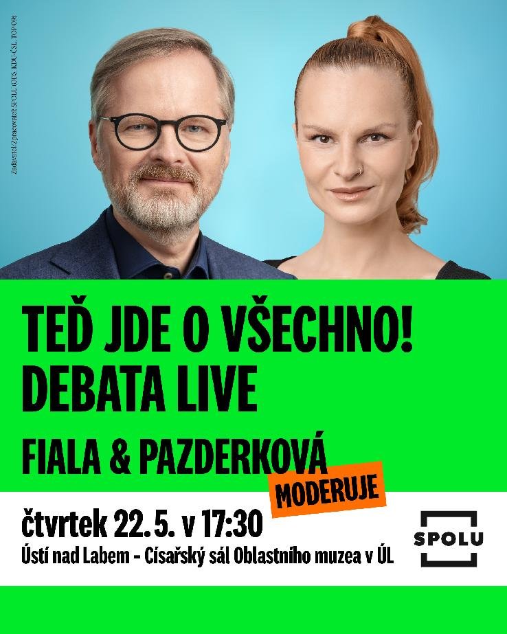 Debata s Petrem Fialou v Ústí nad Labem.