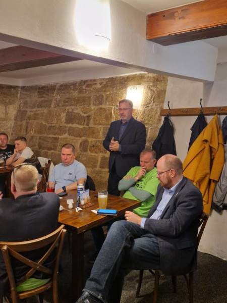 Lídři SPOLU se v čele s Michalem Kučerou setkali s občany Děčína a Varnsdorfu