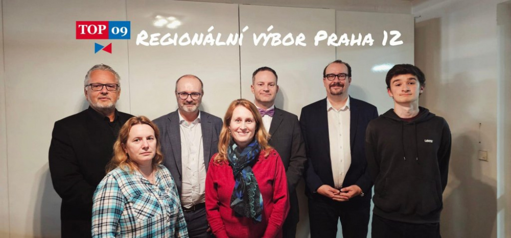 Nové vedení regionální organizace TOP&nbsp;09 Praha 12 zvoleno na další dva roky