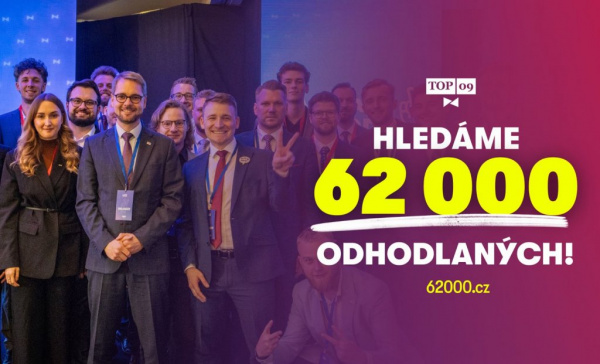 62 tisíc odhodlaných lidí rozhodne o&nbsp;Česku. TOP&nbsp;09 spouští kampaň, která má změnit komunální politiku