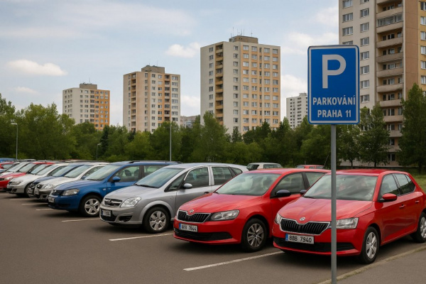 Dostupné parkování pro obyvatele Prahy 11 je dlouhodobě neřešený problém