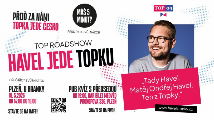 Setkání s předsedou TOP 09 v Plzni