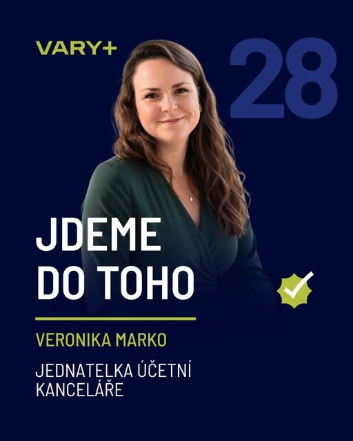 Kandidátka VARY+ představuje kandidáty: Veronika Marko, kandidátka č. 28