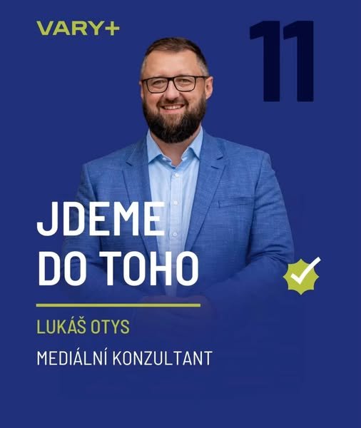 Kandidátka VARY+ představuje kandidáty: Lukáš Otys, kandidát č. 11