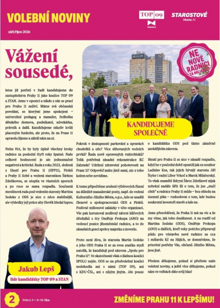 Volební noviny 2026